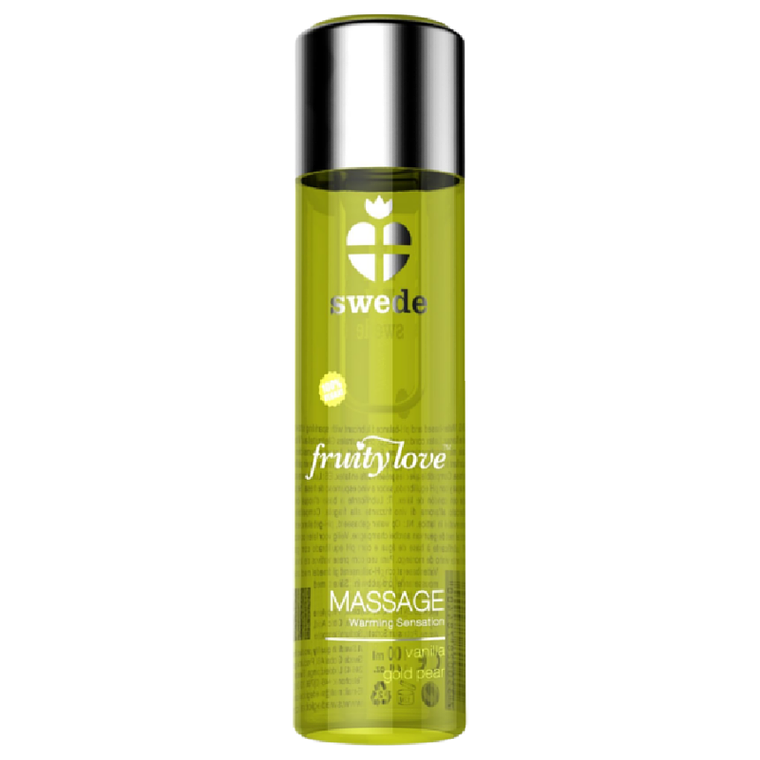 SWEDE - FRUITY LOVE ÓLEO DE MASSAGEM EFEITO DE AQUECIMENTO BAUNILHA E PÊRA DOURADA 120 ML 1