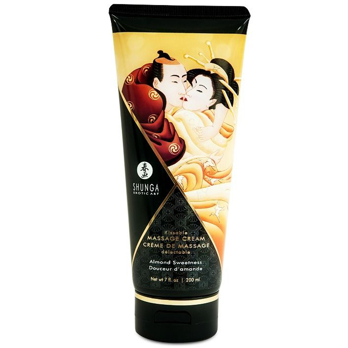 SHUNGA - CREME DE MASSAGEM DE AMÊNDOA DOCE 200 ML 1