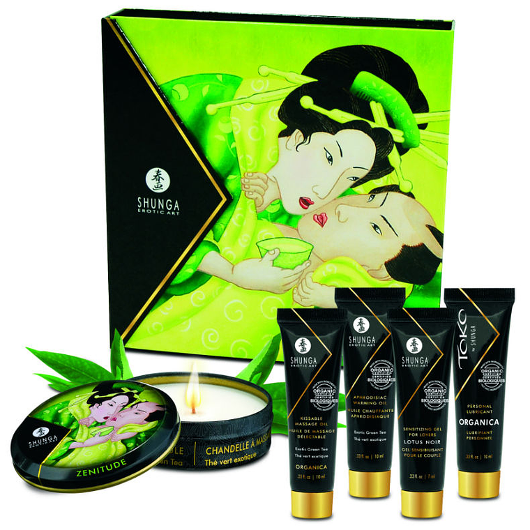 SHUNGA - KIT DE CHÁ VERDE ORGÂNICO SECRET GEISHA 1