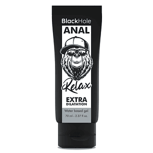 BLACK HOLE - GEL DILATADOR ANAL À BASE DE ÁGUA 70 ML