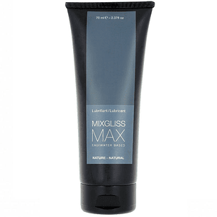 MIXGLISS - LUBRIFICANTE ANAL BASE DE GUA MAX NATURAL 70 ML