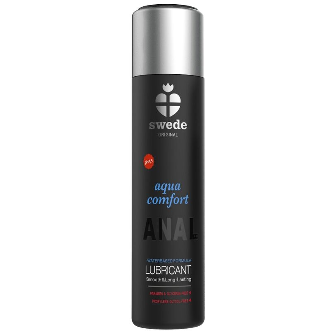 SWEDE - AQUA COMFORT LUBRIFICANTE À BASE DE ÁGUA ANAL 120 ML 1