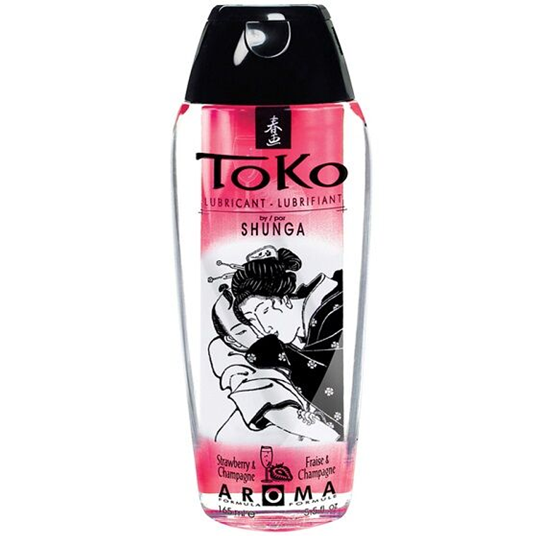 SHUNGA - TOKO AROMA LUBRIFICANTE DE MORANGO E CHAMPANHE 1