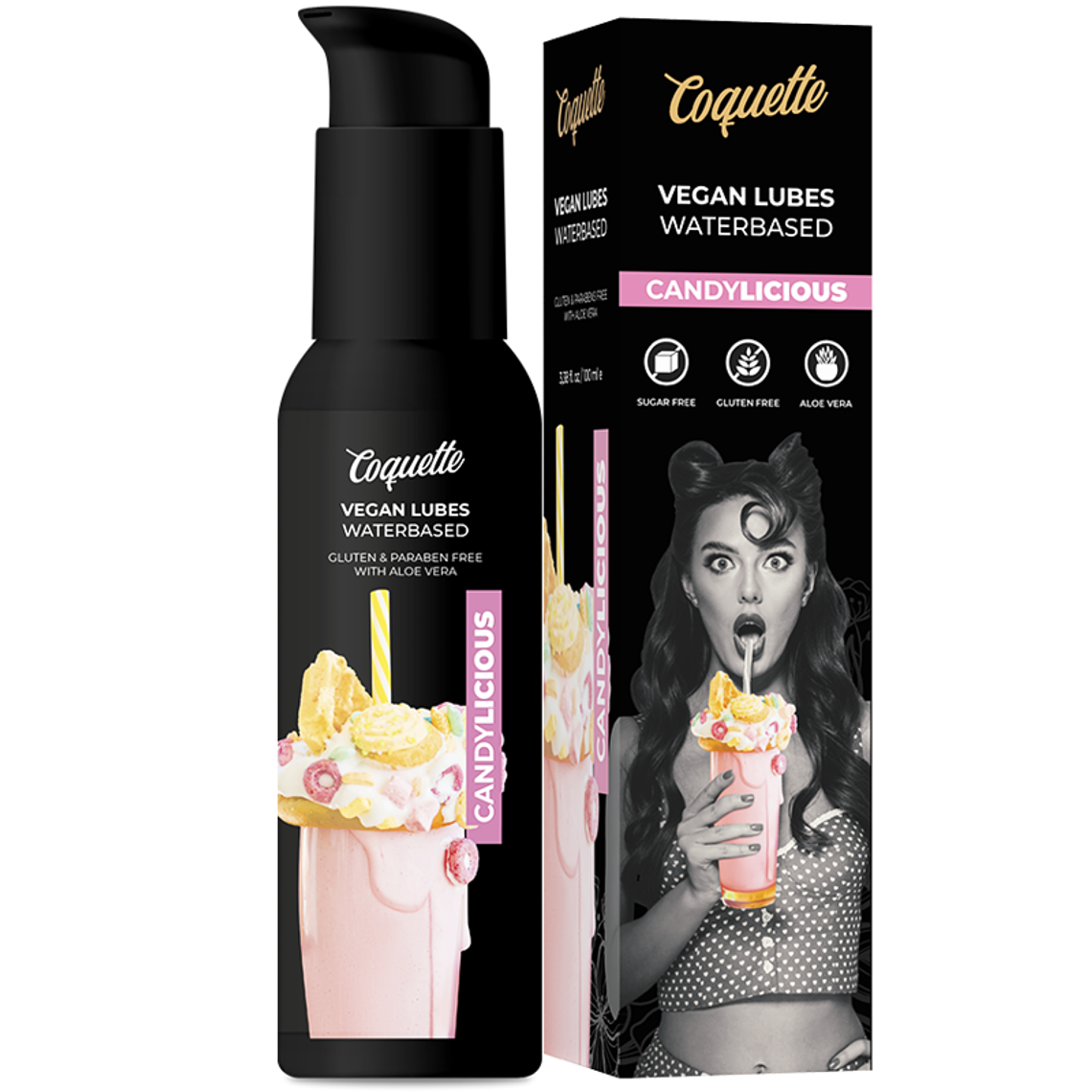 COQUETTE CHIC DESIRE - LUBRIFICANTE VEGANO CANDYLICIOSO PREMIUM EXPERIENCE 100ML 1