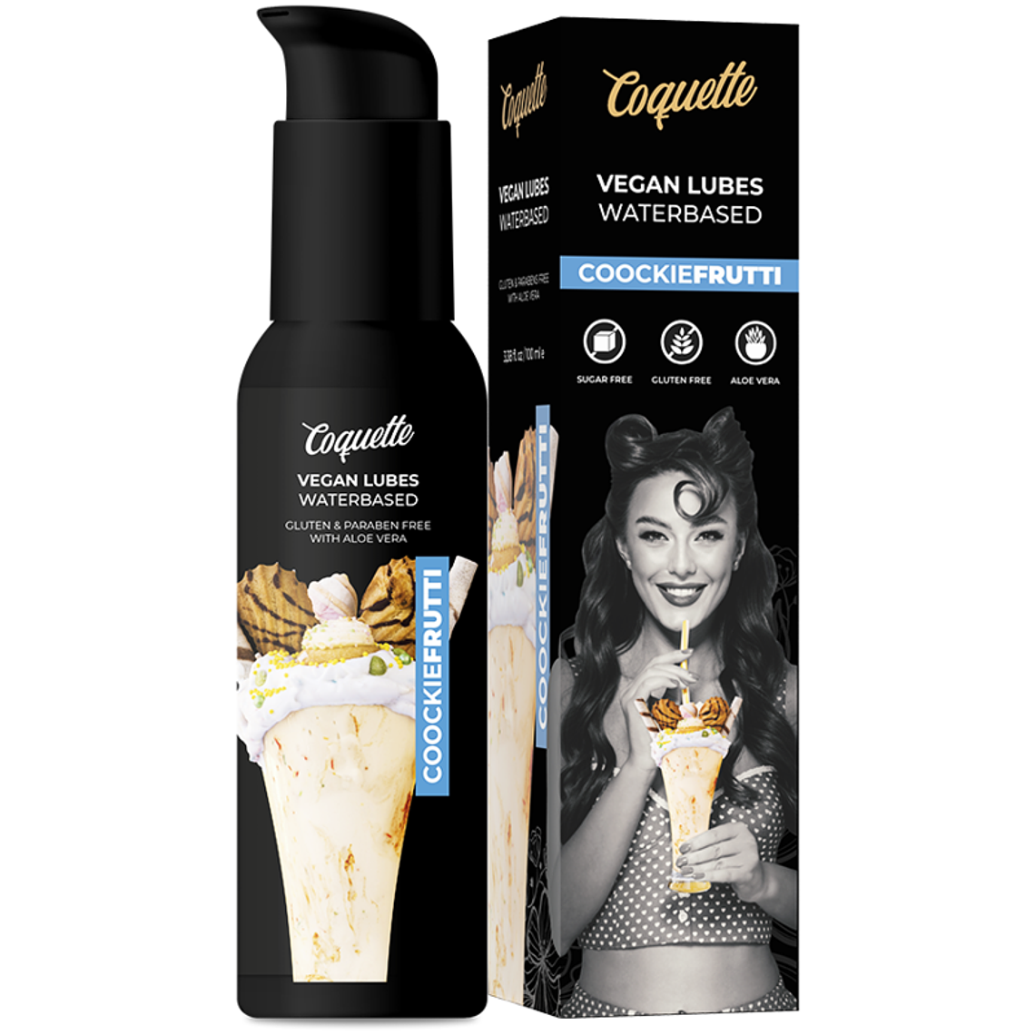 COQUETTE CHIC DESIRE - LUBRIFICANTE VEGANO PREMIUM EXPERIENCE COOKIEFRUTTI 100ML 1