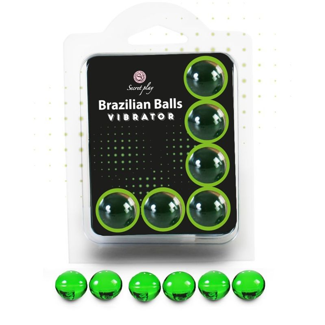 SECRETPLAY - CONJUNTO 6 BOLAS BRASILEIRAS VIBRADOR 1