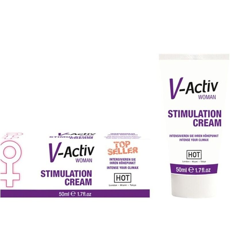 HOT - V-ACTIV CREME DE ESTIMULAÇÃO FEMININA 50ML 1