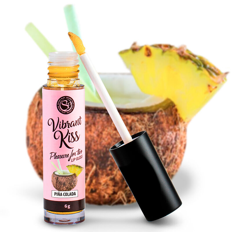 SECRETPLAY - LIP GLOSS VIBRANT KISS - PINA COLADA 1