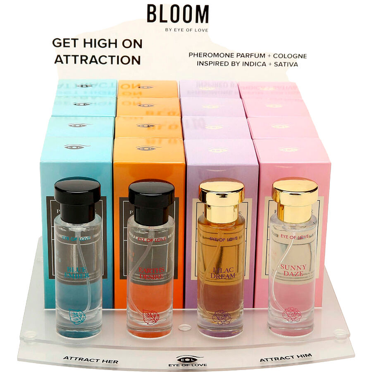 EYE OF LOVE - BLOOM EXPOSITOR 4X4 PERFUMES 30 ML 1