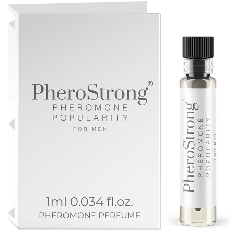 PHEROSTRONG - PERFUME DE FEROMÔNIOS POPULARIDADE PARA HOMENS 1 ML 1