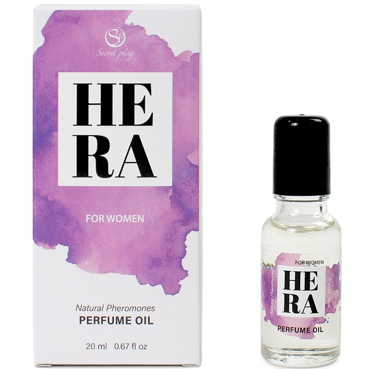 SECRETPLAY - HERA PERFUME NATURAL FEROMONAS EM ÓLEO PARA MULHERES 20 ML 1