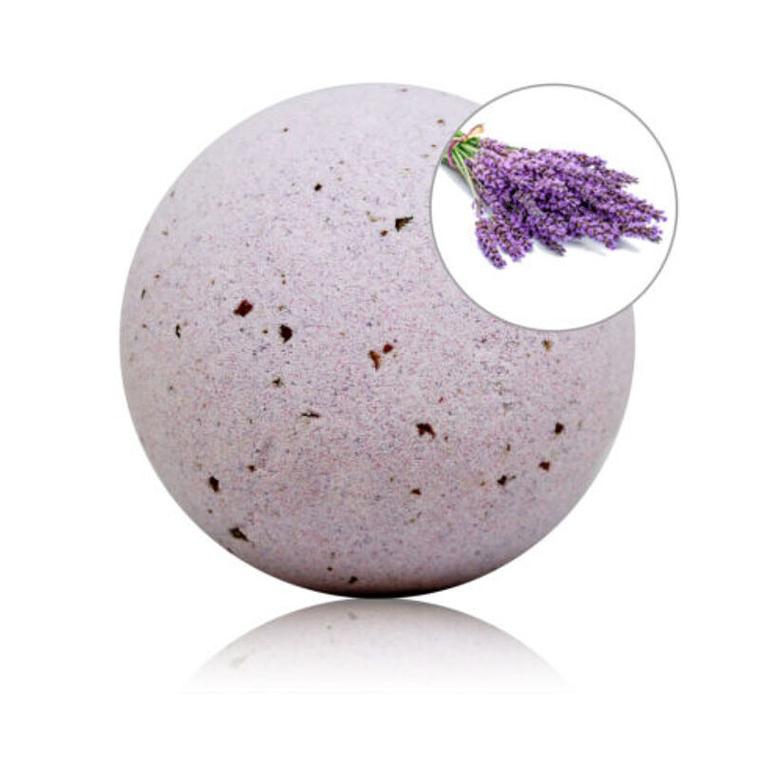 TALOKA - BOMBA DE BANHO PERFUMADA DE LAVANDA COM PÉTALAS DE ROSA 1
