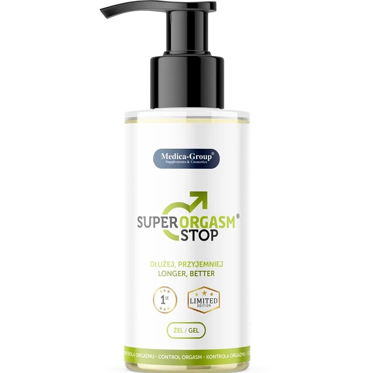 MEDICA GROUP - SUPER ORGASM STOP GEL ÍNTIMO PARA HOMENS 150 ML 1