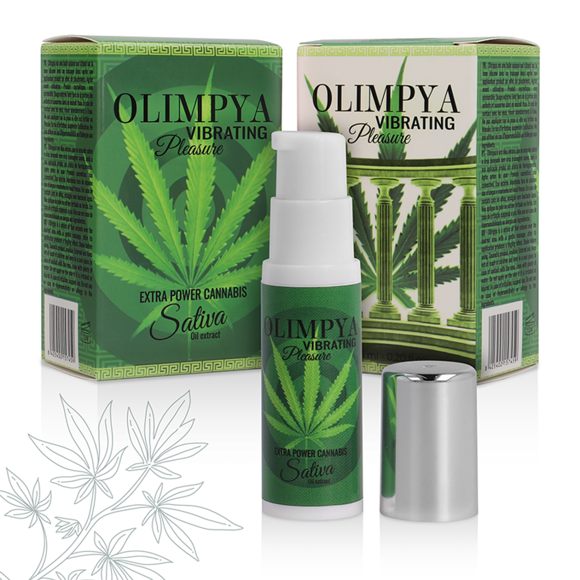 OLIMPYA - VIBRATING PLEASURE EXTRA SATIVA CANNABIS 1