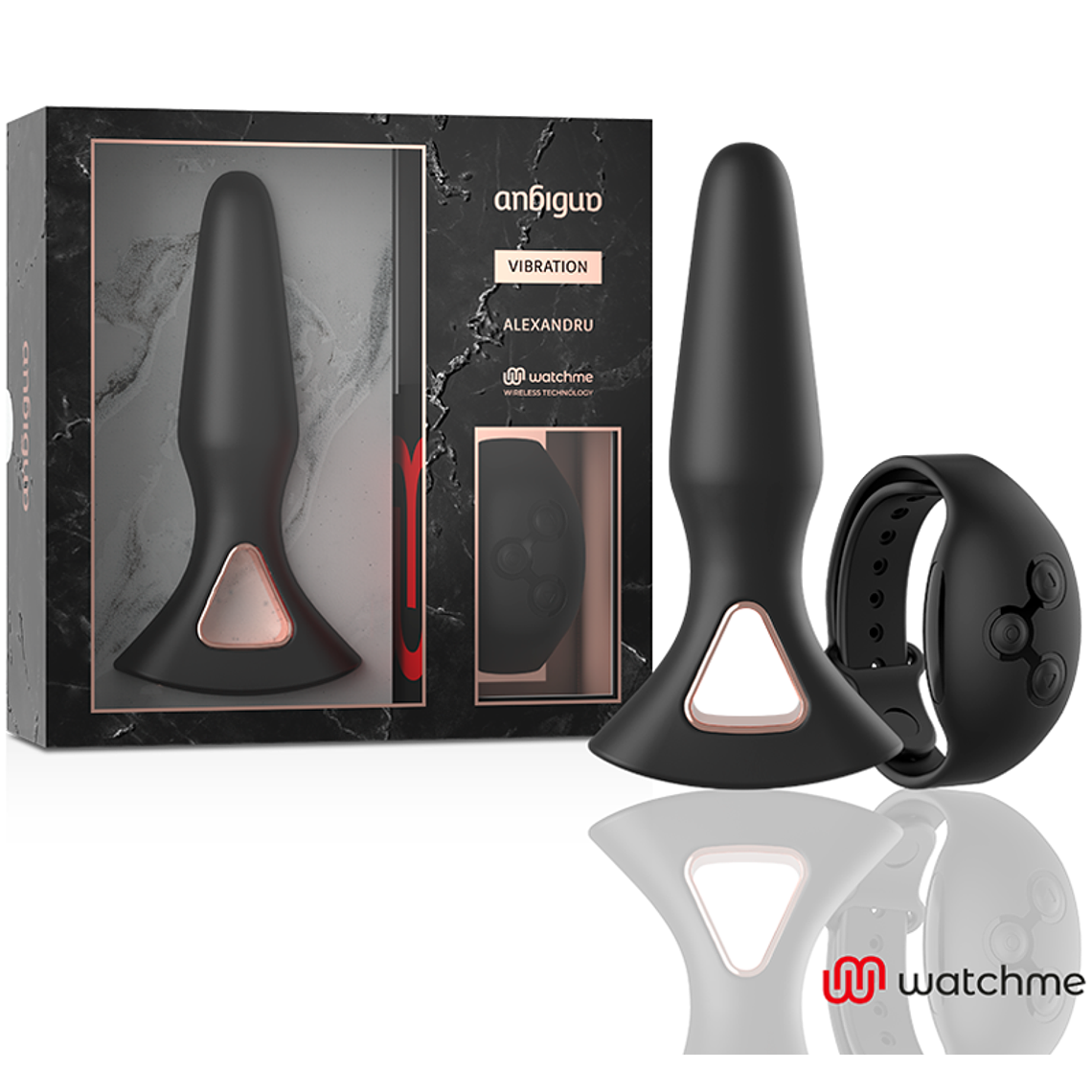 ANBIGUO - WATCHME CONTROLE REMOTO VIBRADOR ANAL PLUG ALEXANDRU 1