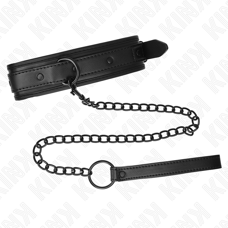 KINK - COLAR DE NEOPRENE BONDAGE MODELO 2 COM CINTO 78 CM AJUSTÁVEL 37,5 X 49,5 CM 1