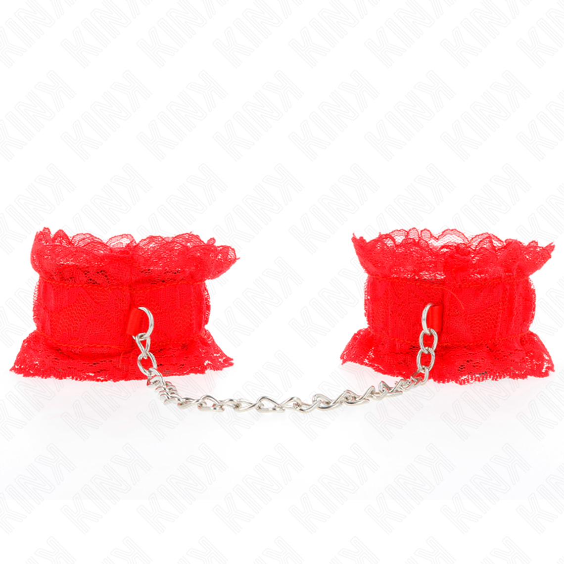 KINK - PUNHOS ELÁSTICOS DE RENDA VERMELHO 1