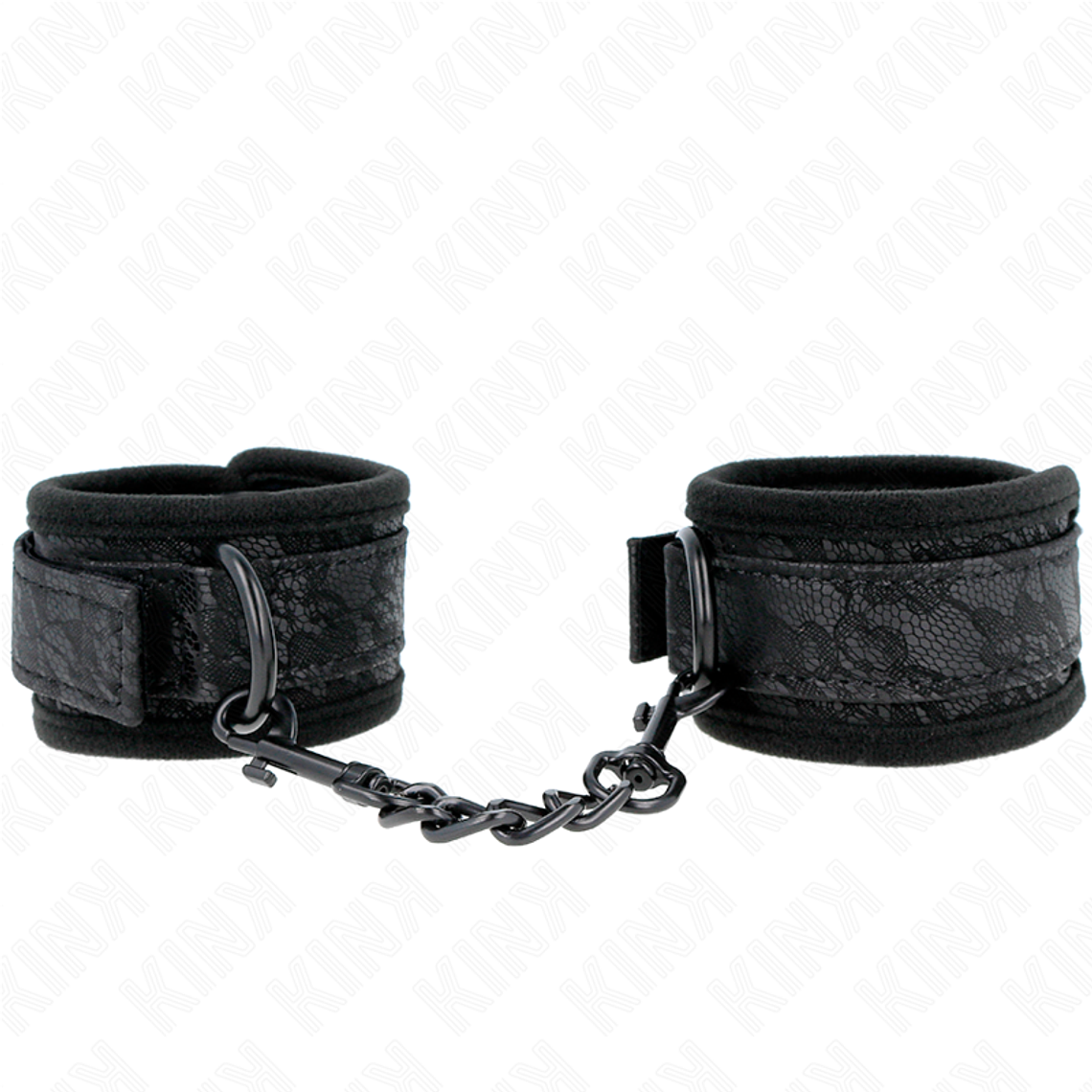 KINK - PUNHOS COBERTOS DE RENDA ESCURA NEOPRENE AJUSTÁVEL PRETO 20-29 CM X 5 CM 1