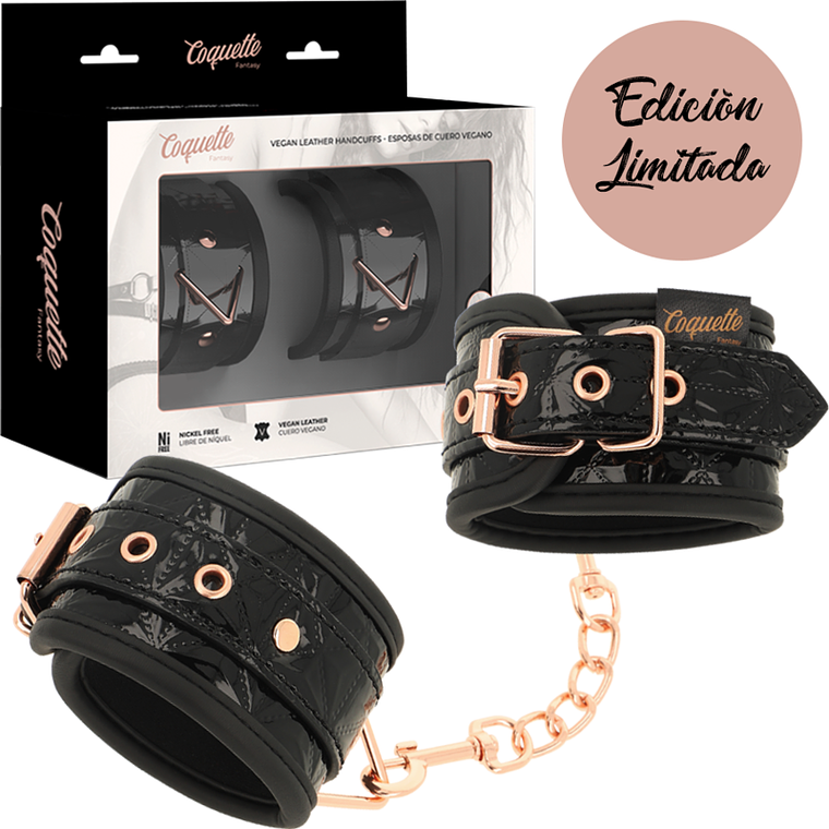 COQUETTE CHIC DESIRE - ALGEMAS BLACK EDITION COM FORRO DE NEOPRENE 1