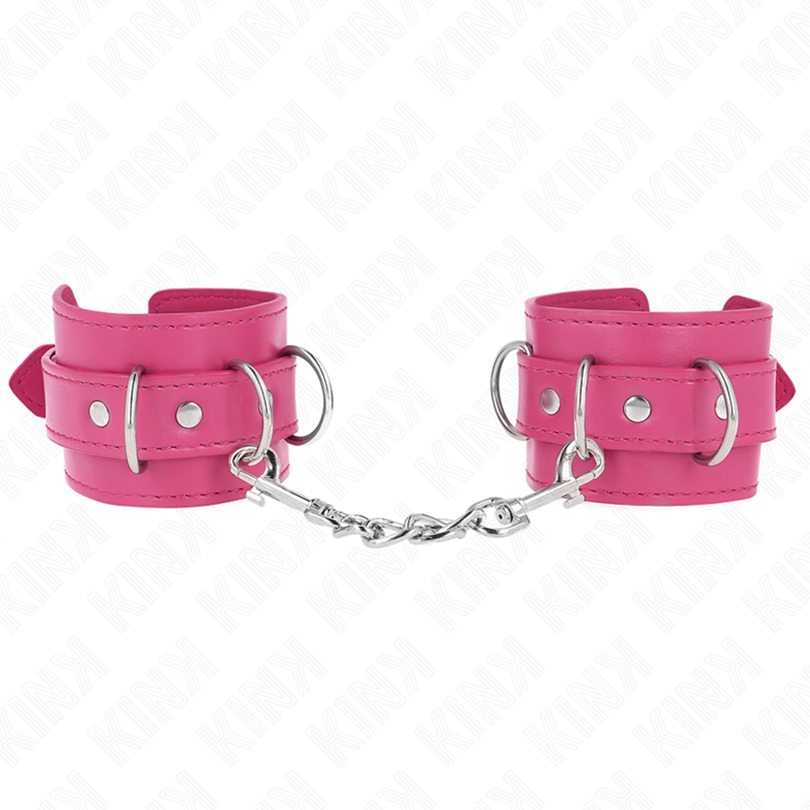 KINK - 3 RETENÇÕES DE PULSO D-RING AJUSTÁVEIS ROSA 17,5-25 CM X 6 CM 1