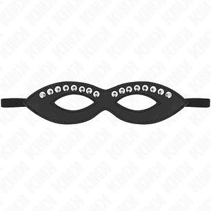 KINK - MÁSCARA DE OLHOS COM MINI REBITES MODELO 1 20,5 x 5,5 CM