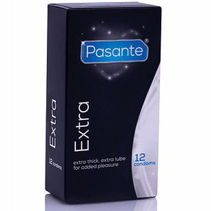 PASANTE - PRESERVATIVO EXTRA EXTRA GROSSO DE 12 UNIDADES