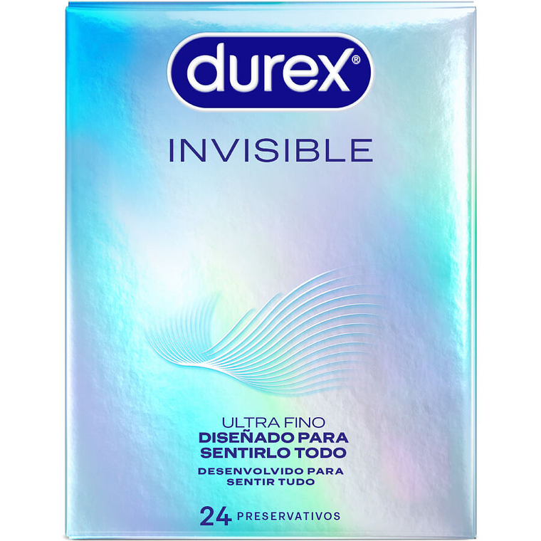DUREX - PRESERVATIVOS ULTRA FINOS INVISÍVEIS 24 UNIDADES 1