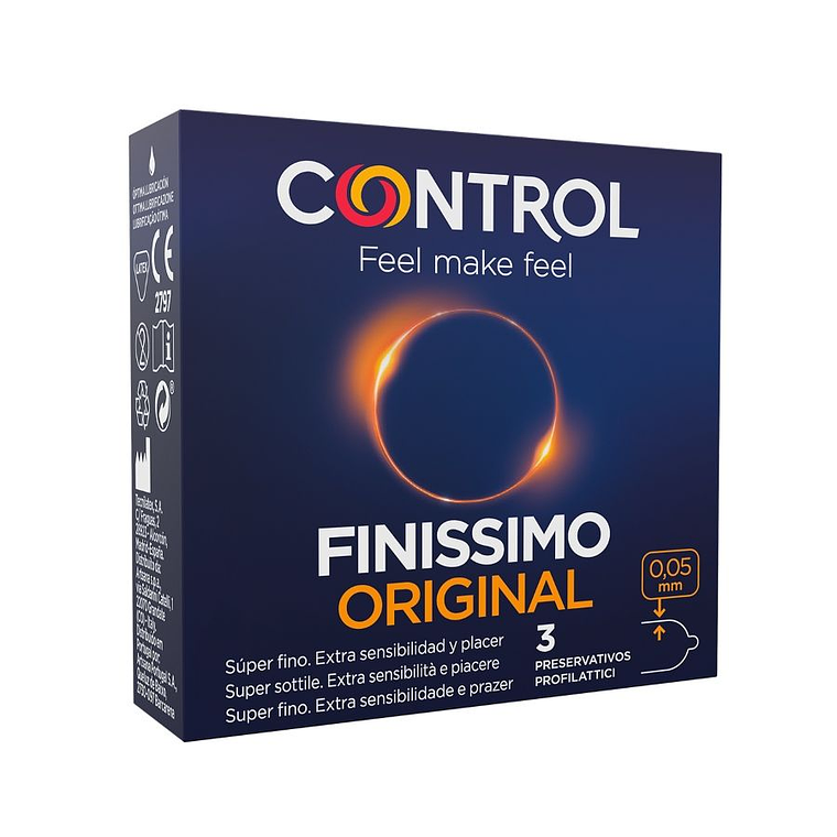 CONTROL - PRESERVATIVOS FINISSIMO 3 UNIDADES 1