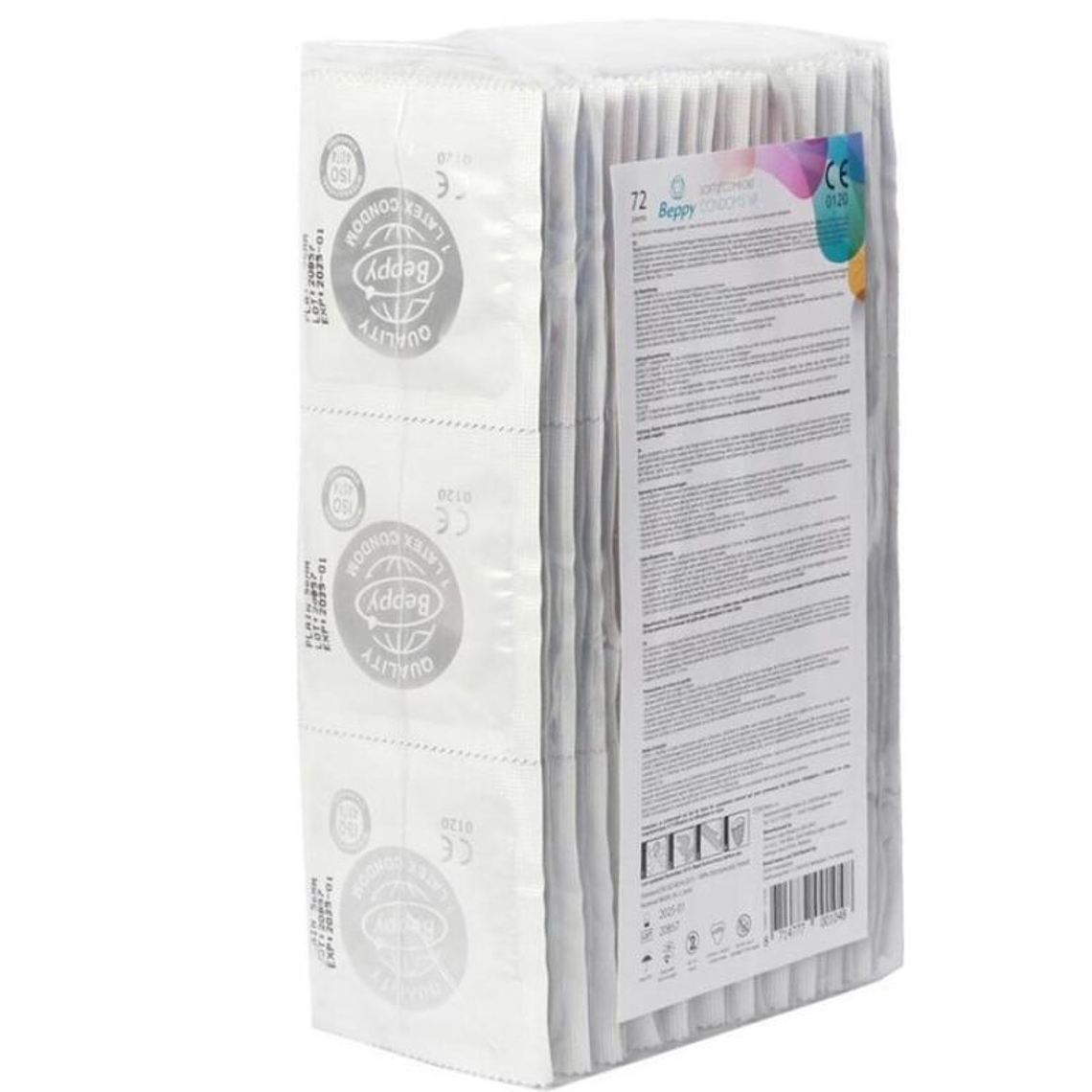 BEPPY - PRESERVATIVOS NATURAIS 72 UNIDADES 1