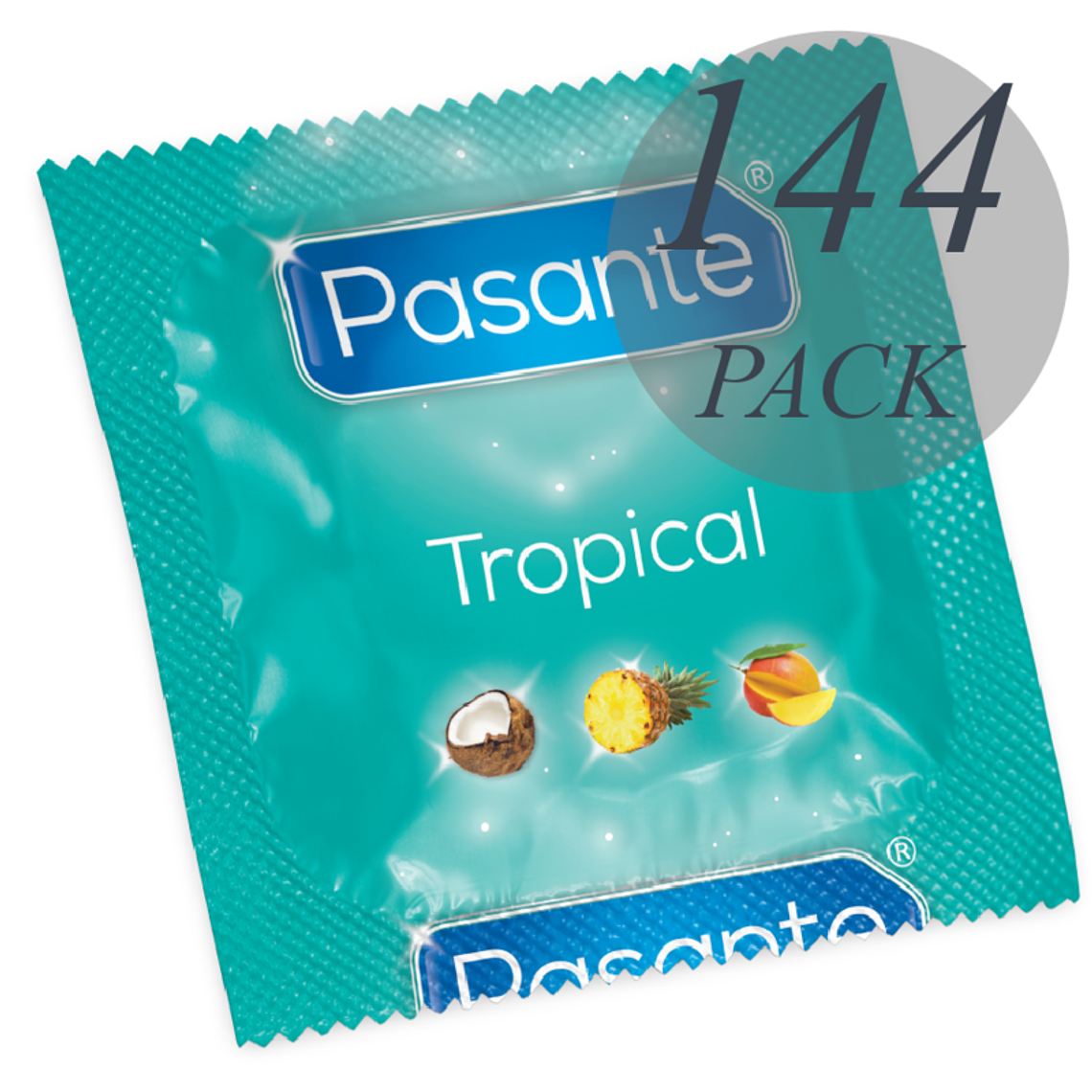 PASANTE - SACO TROPICAL DE PRESERVATIVOS 144 UNIDADES 1