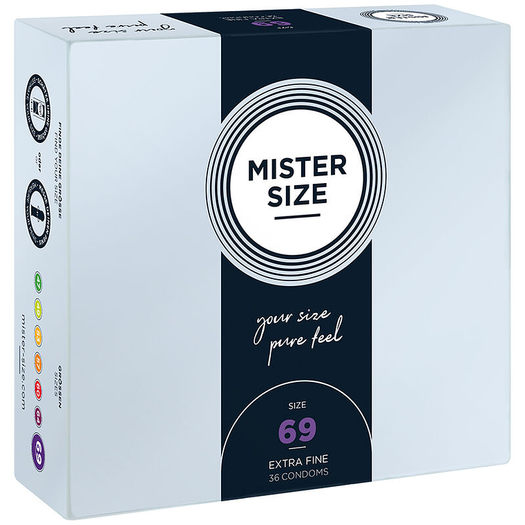 MISTER SIZE - PRESERVATIVOS TAMANHO XXXL 69 MM (36 UNIDADES) 1