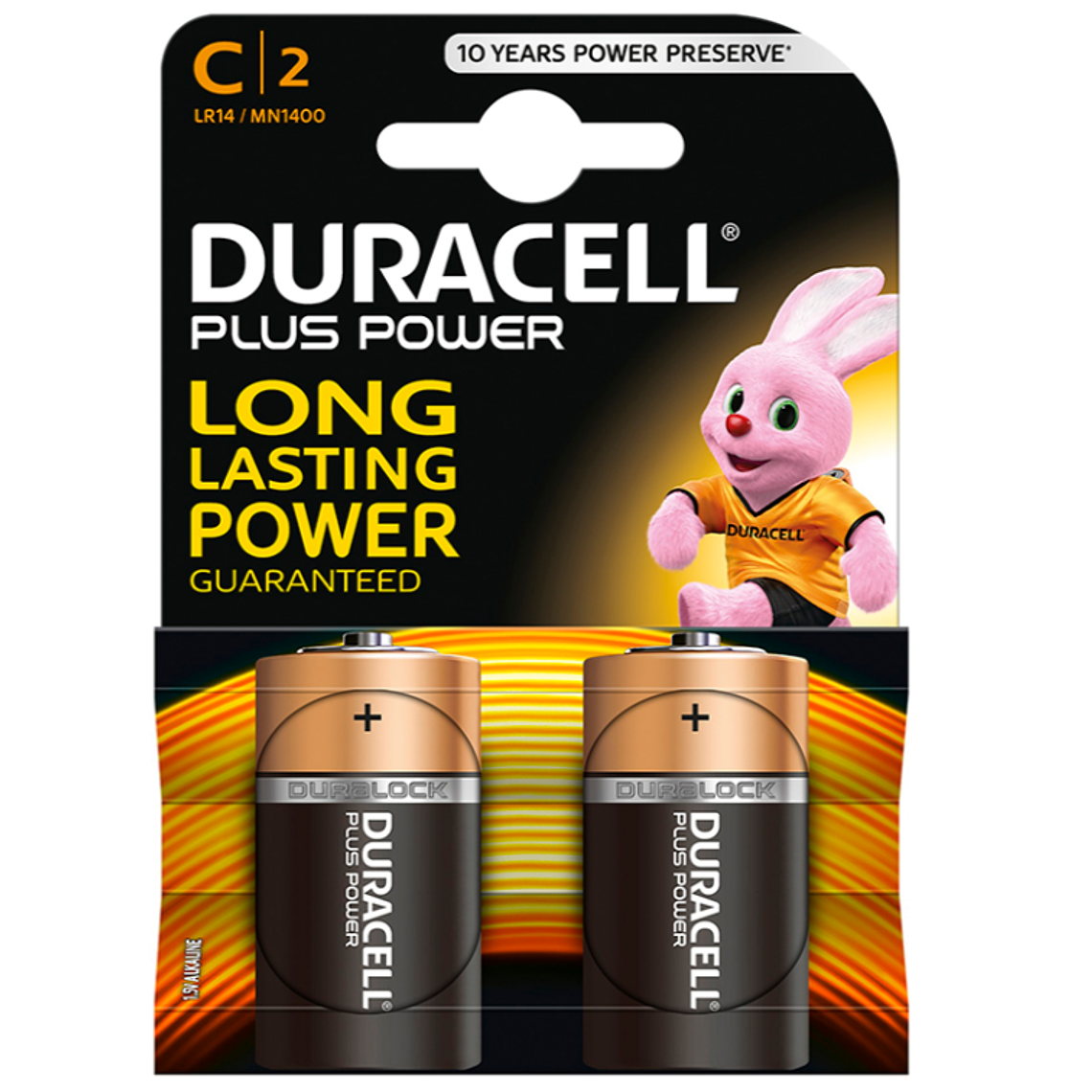 DURACELL - BATERIA PLUS POWER C LR14 2 UNIDADES 1