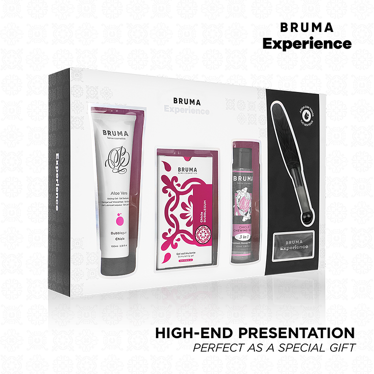 BRUMA XPERIENCE - KIT DE CHICLETE TENTAÇÃO COM POTENCIALIZADOR DE ORGASMO 1