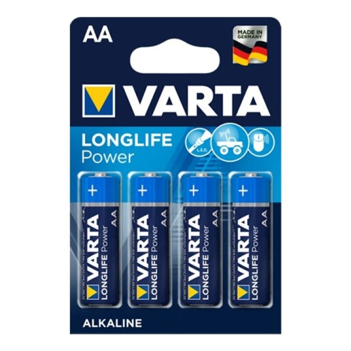 VARTA - UNIDADE LONGLIFE POTÊNCIA ALCALINA AA LR6 4 1