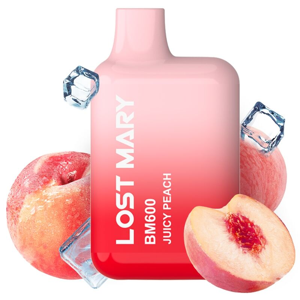 LOST MARY - BM600 NICOTINE VAPER 2% DESCARTÁVEL JUICY PEACH 1