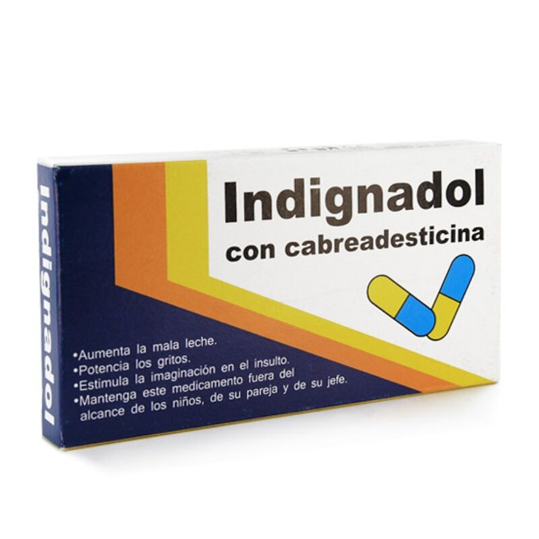 DIABLO GOLOSO - CAIXA DE MEDICAMENTOS INDIGNADOL 1