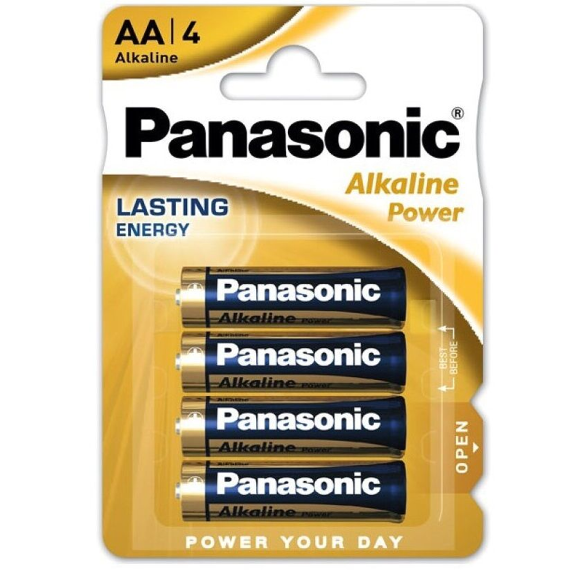 PANASONIC - BATERIA BRONZE AA LR6 4U 1