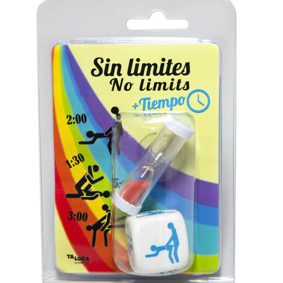 TALOKA - DADOS C/ POSIÕES + Ampulheta SEM LIMITES 1