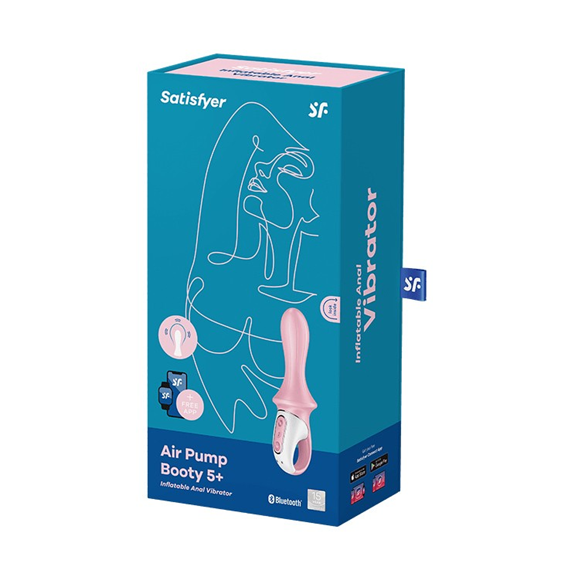 Vibrador Anal Insuflável com Controlo por App - Prazer Personalizado 2