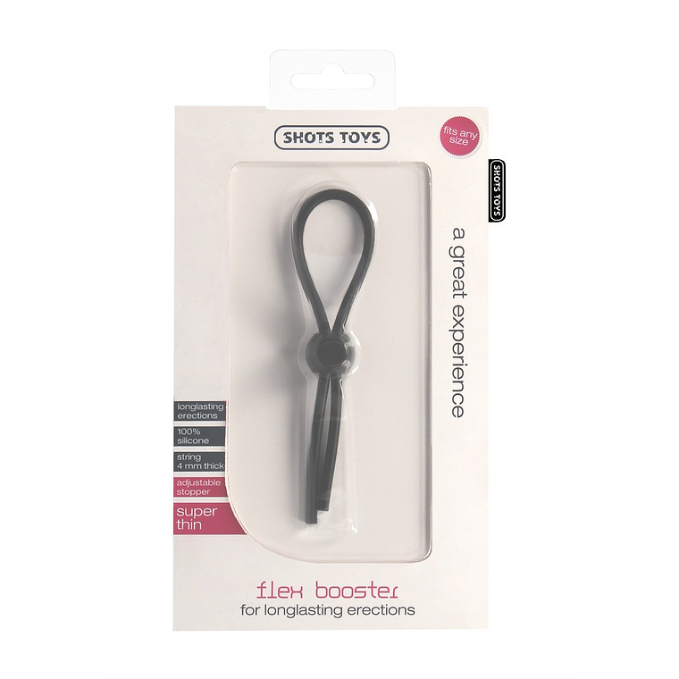 ANEL PARA O PÉNIS FLEX BOOSTER SHOTS TOYS 2