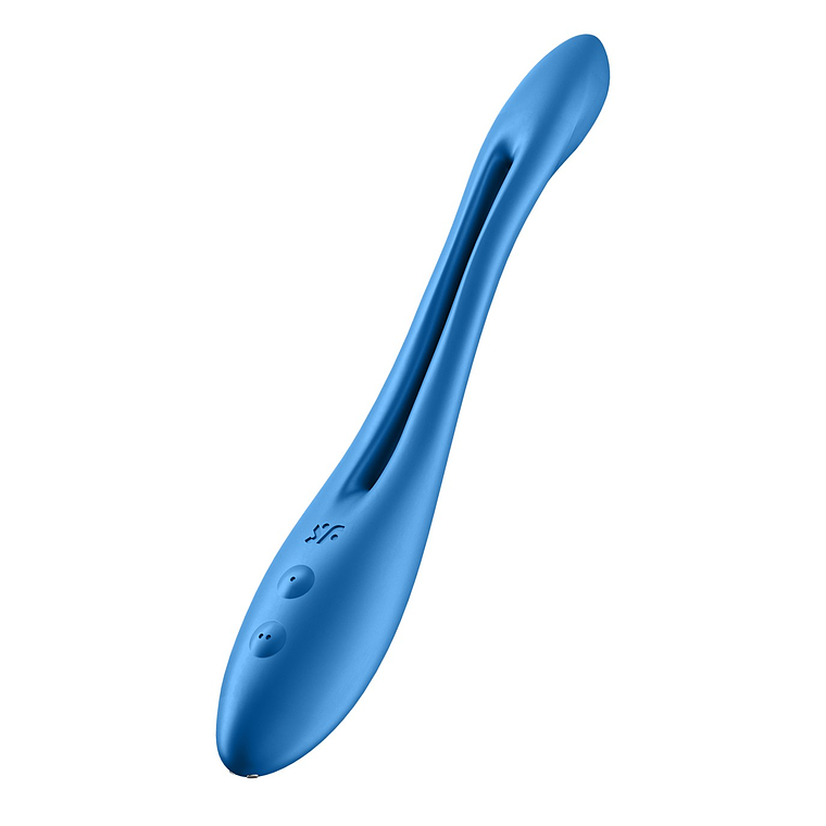 VIBRADOR ELASTIC GAME SATISFYER AZUL 1