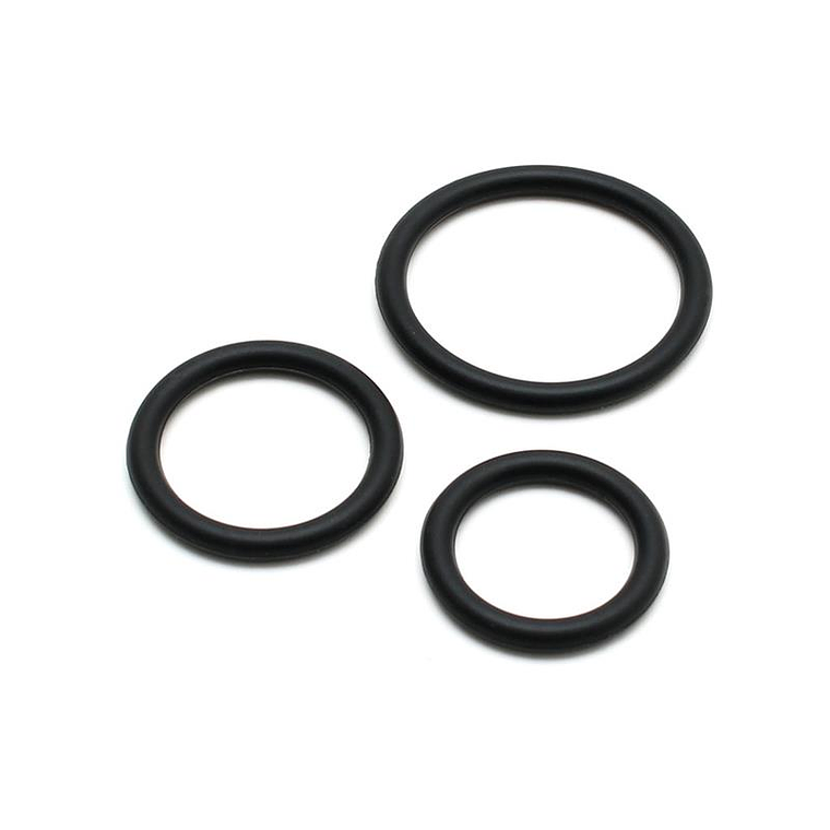 Set of 3 silicone penis rings 1