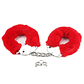 Furry Metal Handcuffs Red - vignette 1