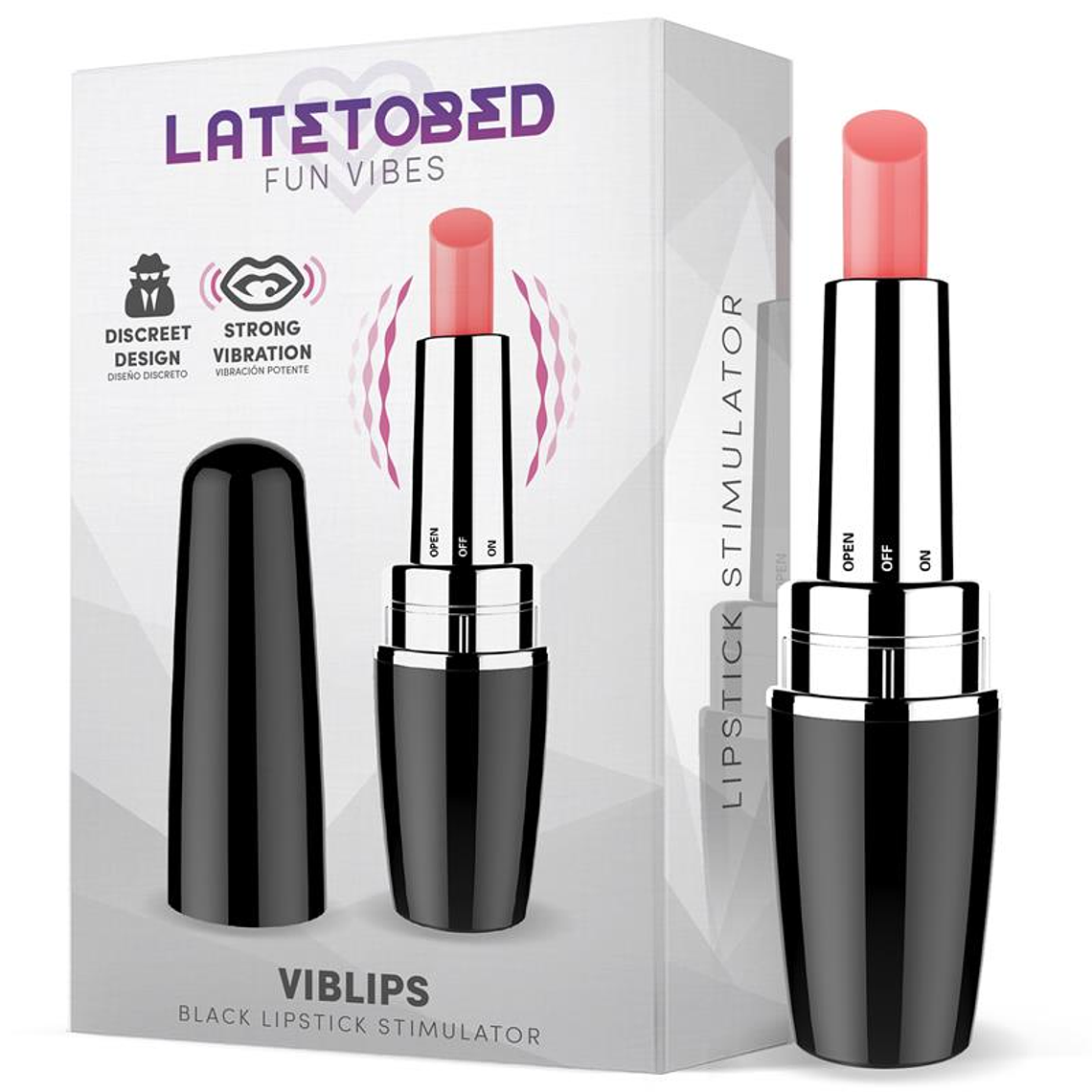 Viblips Lipstick Stimulator Black 1