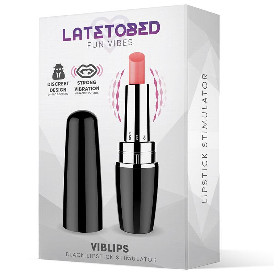 Viblips Lipstick Stimulator Black 2