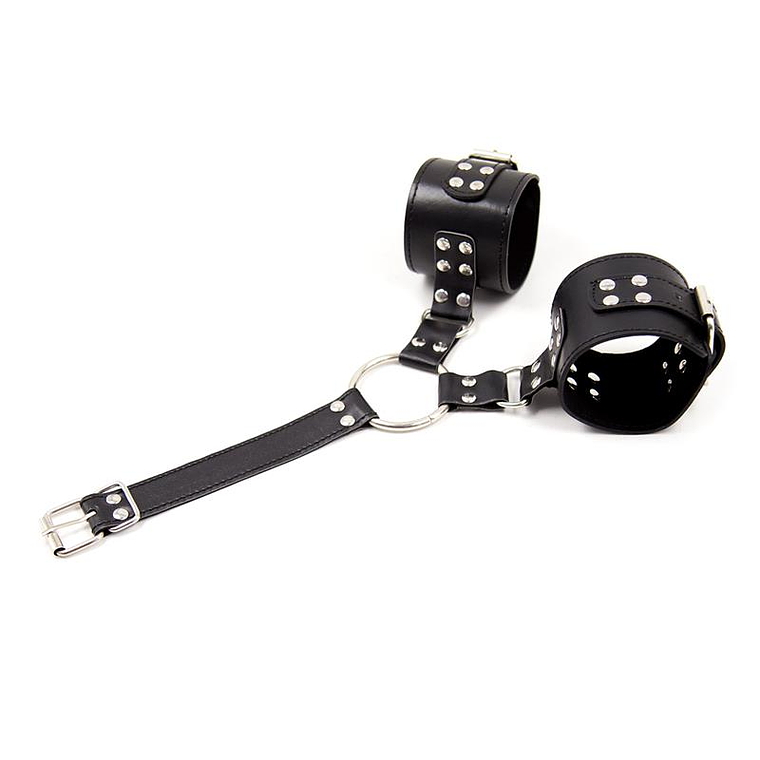 Collar with Restraints Adjustable Black 2