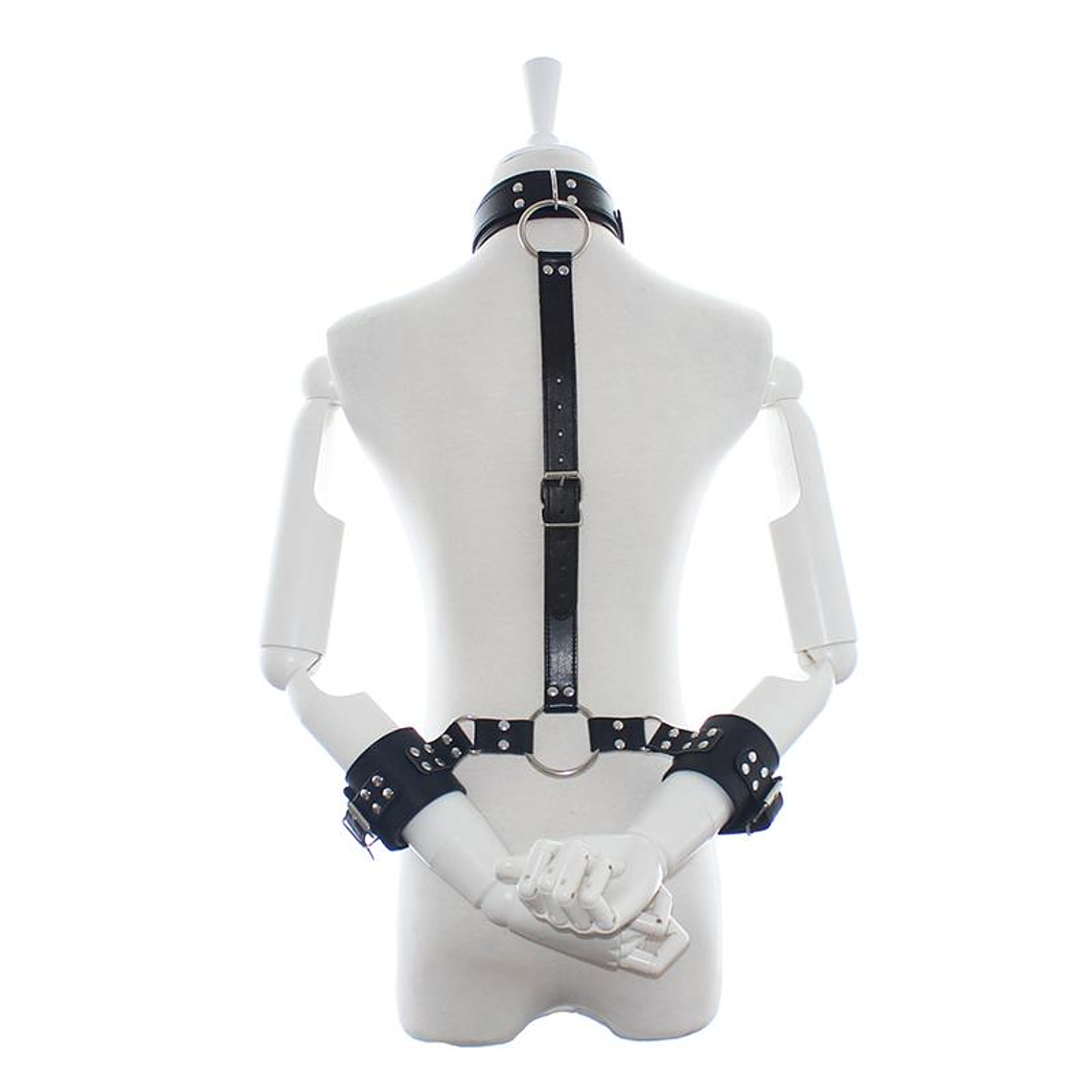 Collar with Restraints Adjustable Black 5