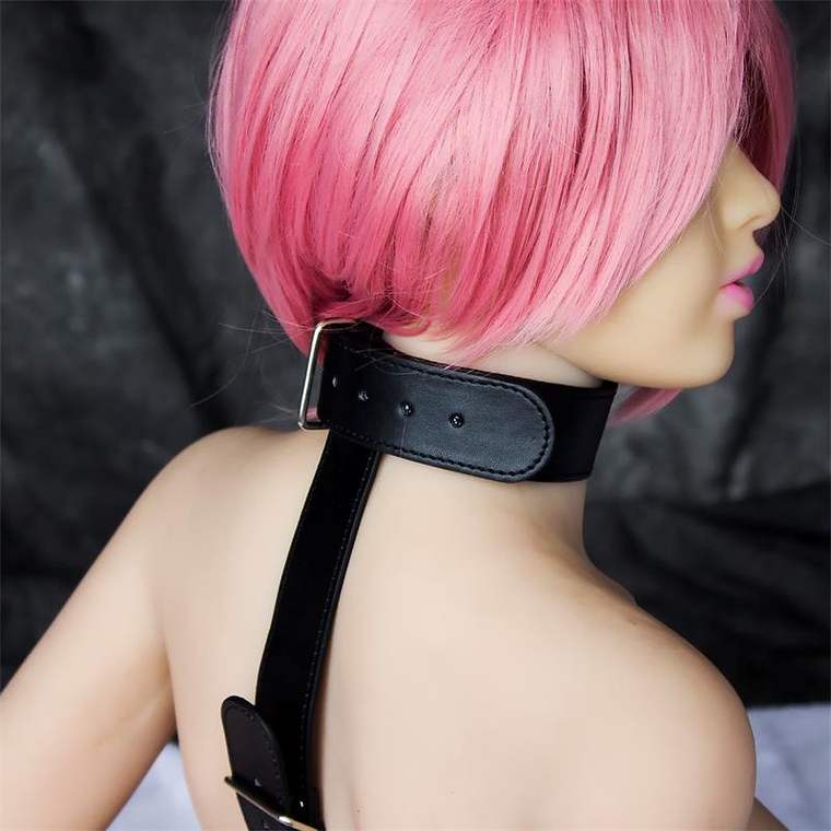 Collar with Restraints Adjustable Black 4