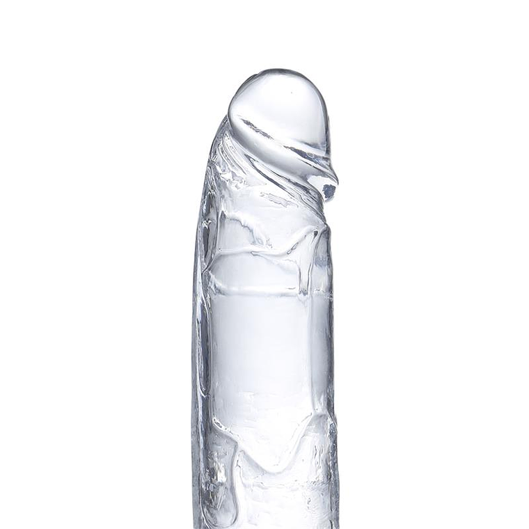 Realistic Dildo with Testicles Crystal Material 20 cm 5