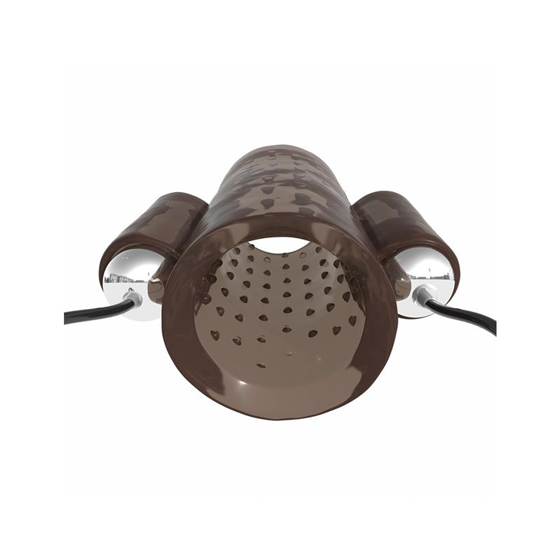 Dual Vibrating Penis Sleeve Smoked 2